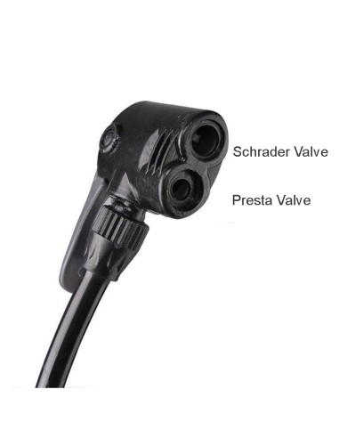 Rockbros Pompe à air vélo avec double tête de...