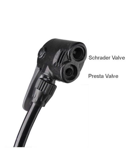 Rockbros Pompe à air vélo avec double tête de vanne AV / FV