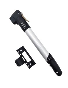 Mini pompe à vélo double sortie manuelle