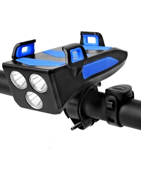 Support de téléphone portable FH-5501 multifonctionnelle 4 en 1 bleu