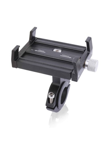 Support de smartphone pour vélo en aluminium noir