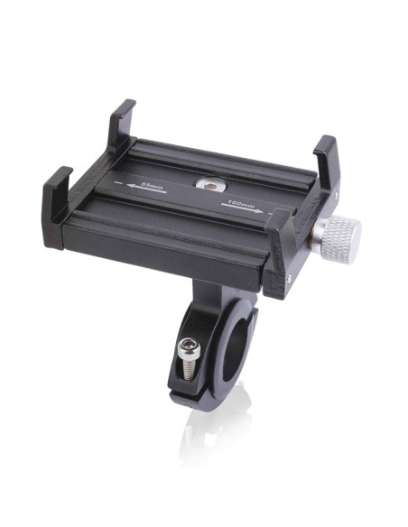 Support de smartphone pour vélo en aluminium noir