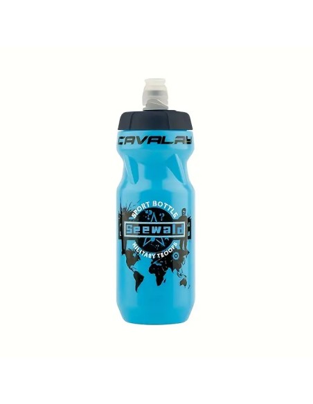 Bouteille d'eau de vélo bleu 610ml