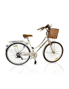 Vélo de ville Rodeo 6026 C6V avec panier blanc