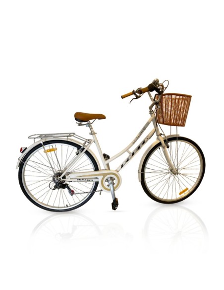 Vélo de ville Rodeo 6026 C6V avec panier blanc