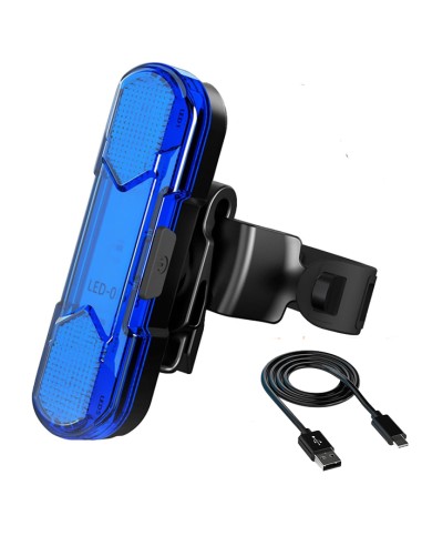 Feu arrière AS1010 de vélo avec rechargeable...