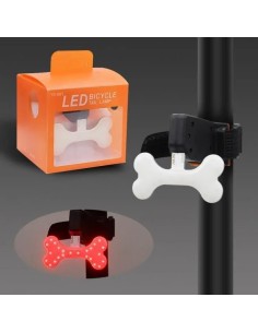 Feu arrière de vélo à LED rechargeable par USB 2