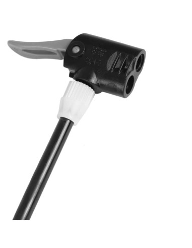 Pompe à pied de vélo pour vélo avec manomètre