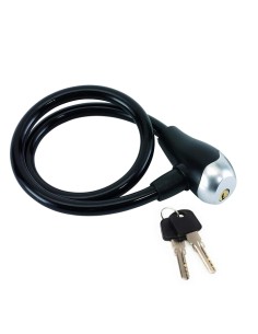 Câble Antivol 120cm avec 2 Clé 2