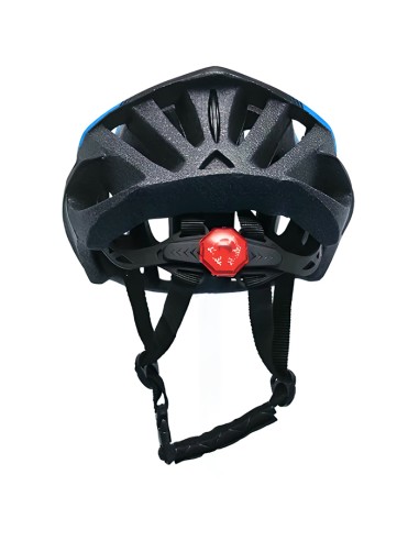 Soldier Casque de vélo avec feu arrière noir et...