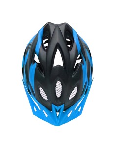 Soldier Casque de vélo avec feu arrière noir et bleu 2