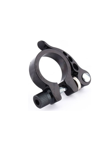 Collier de selle de vélo avec serrage rapide noir