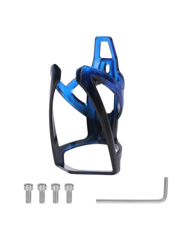Porte-bidons pour vélo ombrés noir et Bleu Porte-bidons pour vélo ombrés noir et Bleu