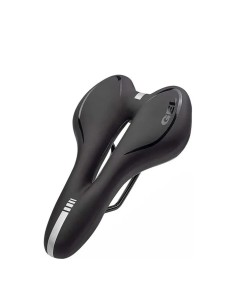 Selle de vélo gel avec bandes réfléchissantes