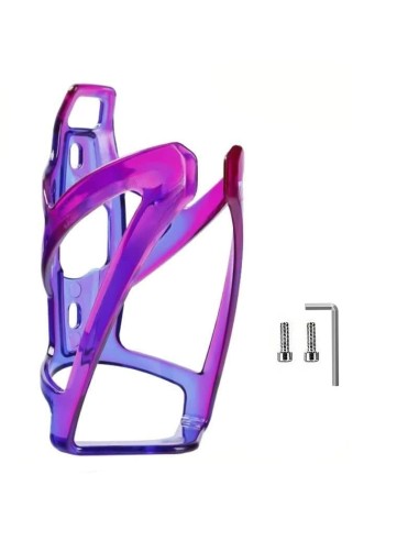 Porte-bidons pour vélo ombrés violet et bleu Porte-bidons pour vélo ombrés violet et bleu