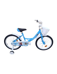 Vélo enfant frozen pour fille 20'' bleu et blanc