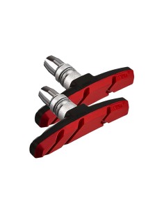 Shuangjie patin de frein de vélo rouge
