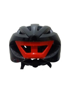 Casque de vélo noir et rouge 2