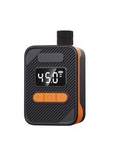 Compresseur de vélo automatique portable orangé