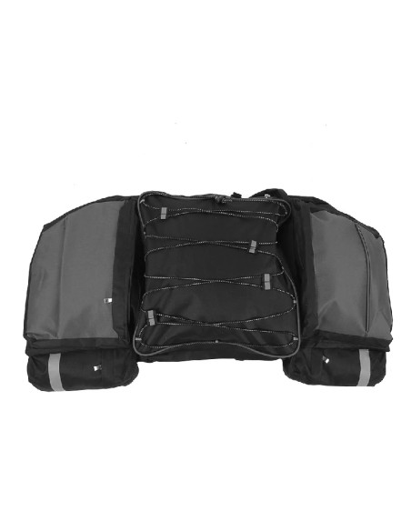 Sacoche de vélo pour porte bagage avec housse de pluie