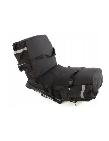 Sacoche de vélo pour porte bagage avec housse de pluie