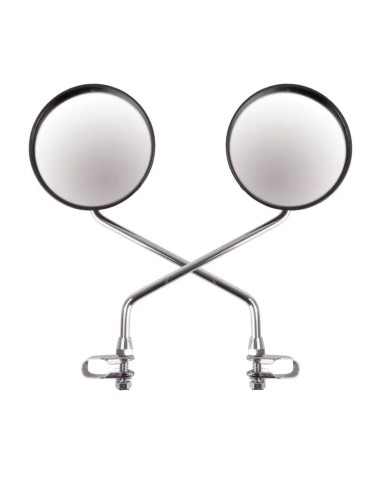 Paire de rétroviseurs motos et vélo 360 degrés